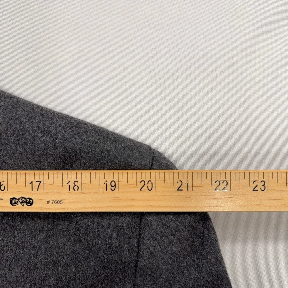 Loro Piana Sport Coat  Cashmere Mink Blend Grey Mens 44 L Cremieux